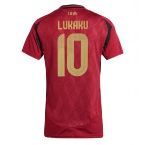 Belgie Romelu Lukaku #10 Dámské Domácí Dres ME 2024 Krátký Rukáv